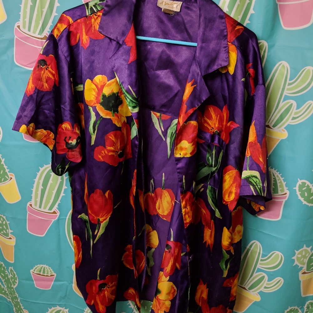 Patterned button up